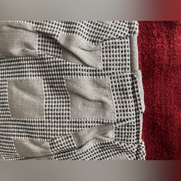 Sew Few Gray Plaid Clutch Evening Bag Sustainable fashion - Picture 5 of 8